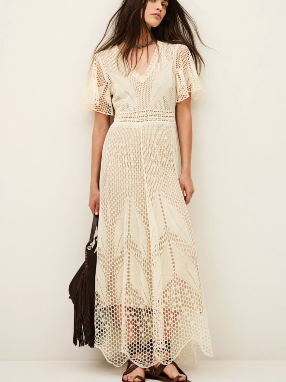 ba&sh | Umia Crochet Maxi Dress